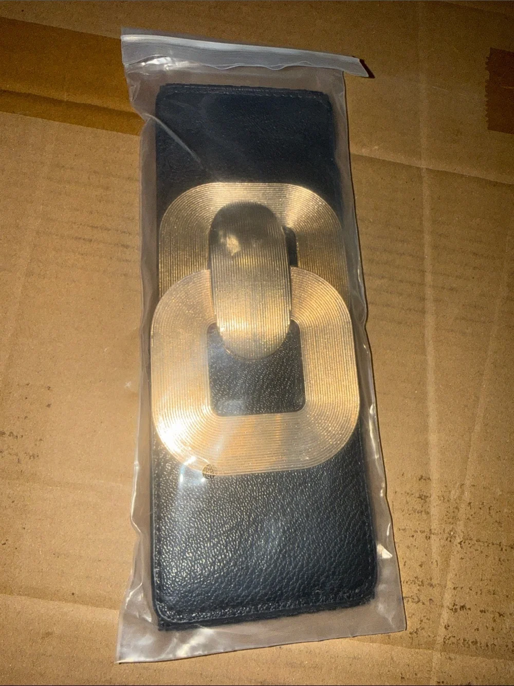 Square Classic Gold/Black Belt